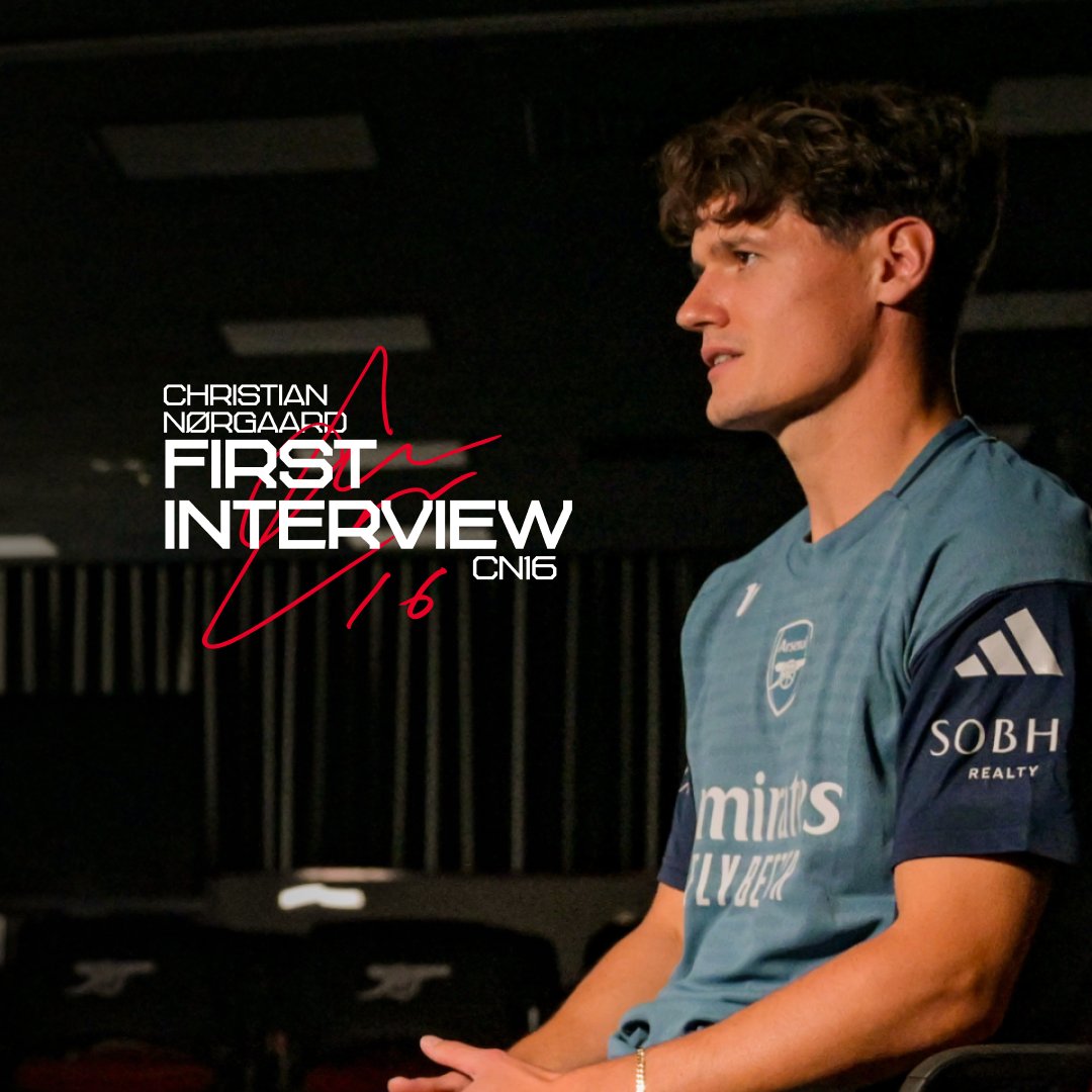 🎙️ “Arsenal is such an iconic club. I can’t wait to get started.” Our exclusive interview with Christian Nørgaard features finally realising his dream of playing in the Champions League, becoming a father again and much more 📺