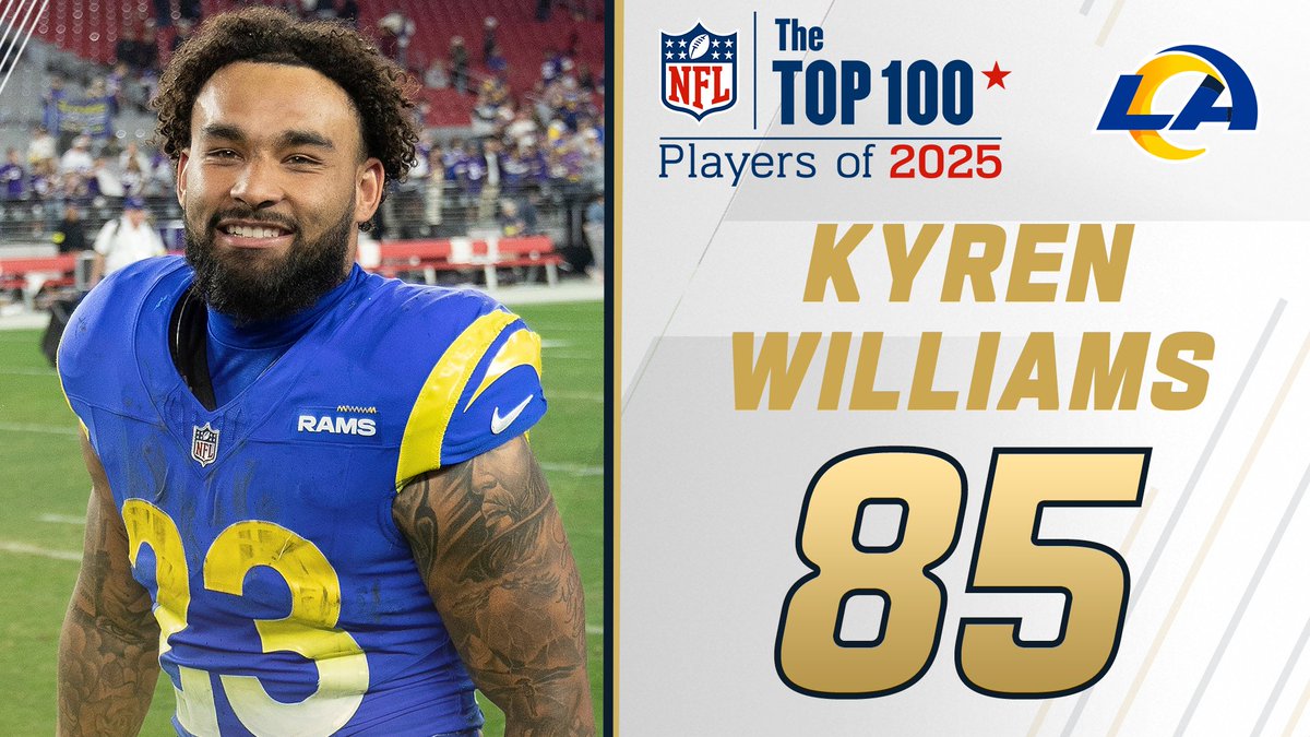 NFL Top 100 Players of 2025: Los Angeles Rams RB Kyren Williams snags No. 85 on the list! NFL Films