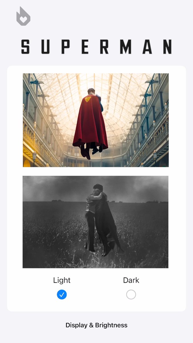 #Superman, as saturated by James Gunn and Zack Snyder ☀️🌑