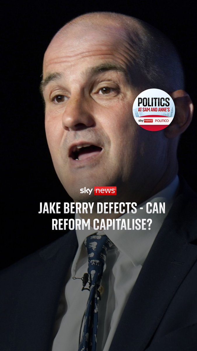 What does Jake Berry's defection mean for the Tories, Labour, and the battle for the North? Sam Coates Sky and anne mcelvoy break it all down in this episode. Listen now 👉