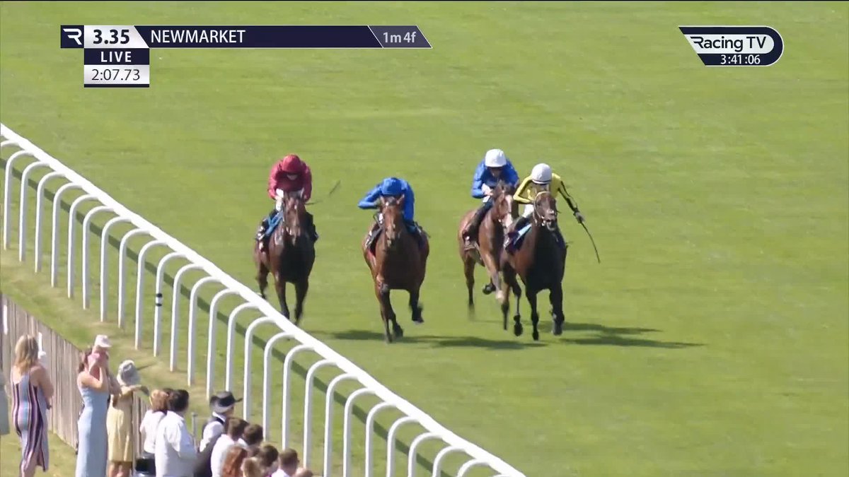 2️⃣0️⃣0️⃣0️⃣ for William Buick! El Cordobes lands the Group 2 Princess Of Wales's Stakes (Sponsored By The Kingdom Of Bahrain) for the top jockey, trainer Charlie Appleby and Godolphin Bahrain Turf Club | Newmarket Racecourse