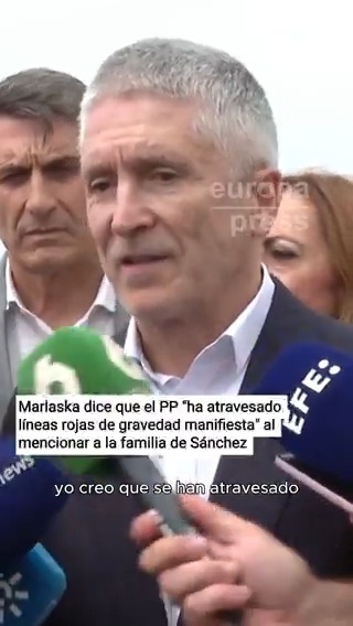 Marlaska dice que el PP "ha atravesado líneas rojas de gravedad manifiesta" al mencionar a la familia de Sánchez: "Es propio de aquellos que no tienen proyecto para el país y lo único que saben es simplemente utilizar el insulto"