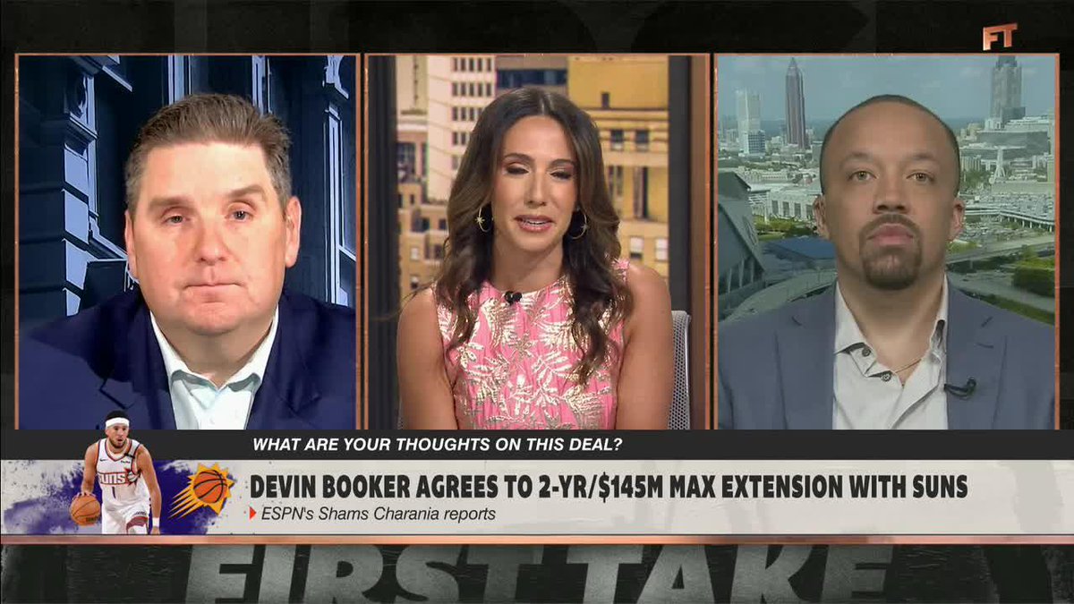 "I don't think there's a franchise I would want to be less for the next few years than this Phoenix Suns team." 😯 —David Dennis Jr.