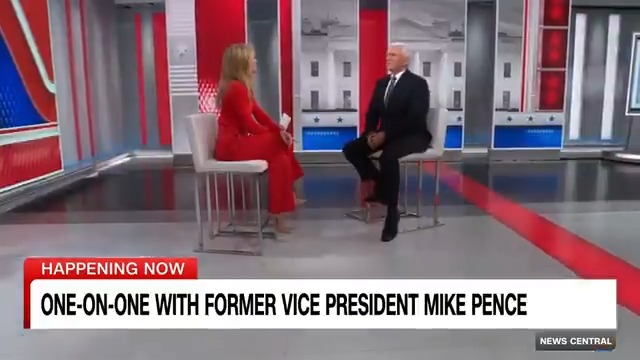 Former VP Mike Pence tells Kate Bolduan: "My hope is that the President will make it clear that he wants that bill on his desk." Speaking about the bipartisan bill gaining momentum in the Senate: There is value in "Putin seeing those sanctions...available for signature."