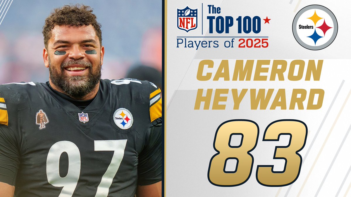 NFL Top 100 Players of 2025: @Steelers DL Cam Heyward lands at No. 83! NFL Films