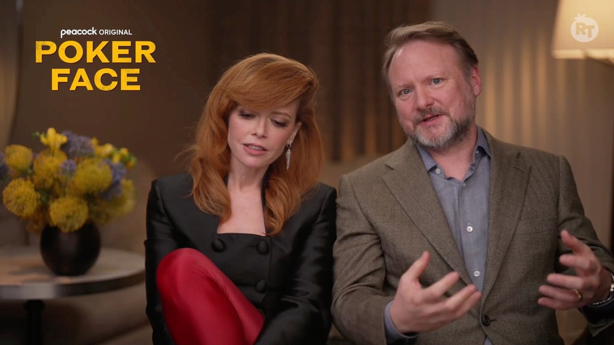 Rian Johnson and Natasha Lyonne discuss crafting the character of Charlie Cale in #PokerFace.