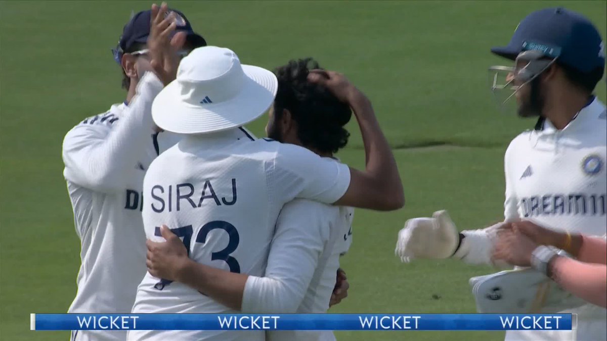 Ravindra Jadeja strikes with the FIRST BALL AFTER TEA! Ollie Pope is caught behind by Dhruv Jurel 🧤