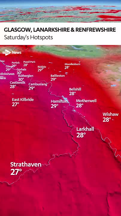 Scotland is on track to officially meet heatwave criteria in the coming days for the first time this summer.