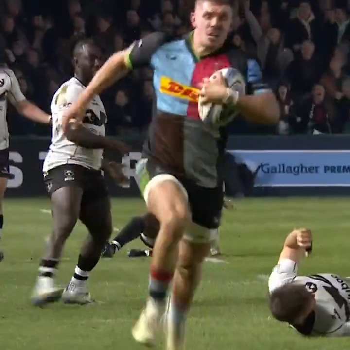 Test debut incoming for Luke Northmore🌹 Here’s a taste of what he can produce and more info on the Harlequins 🃏 star in our player profile 👇 #ClubToCountry | #PremRugby | PREM Rugby