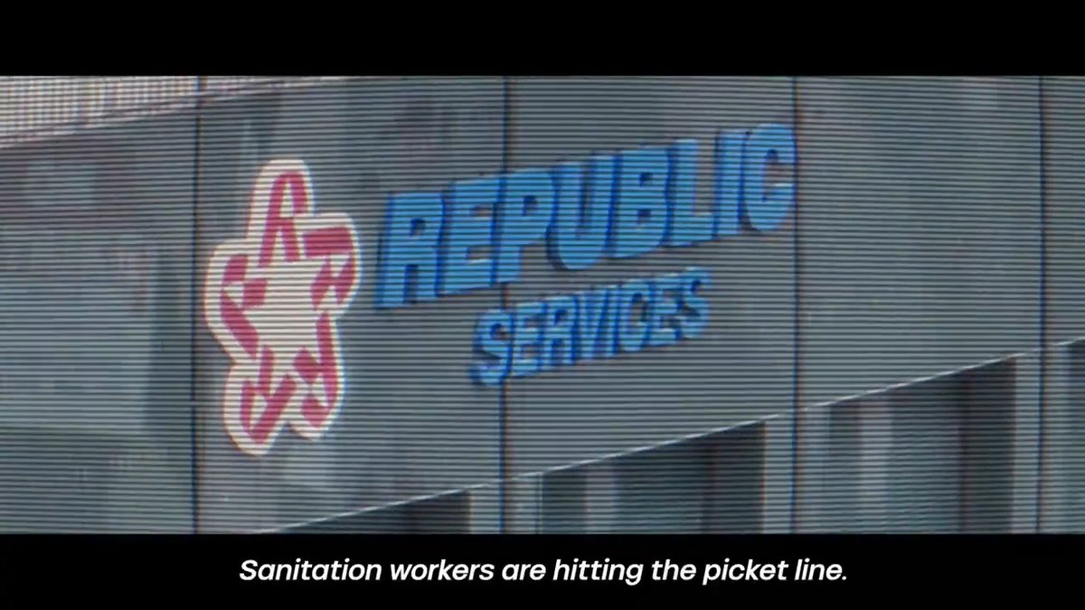 Republic Services has been threatening a war with American workers for years — and now, they’ve got one. Thousands of Teamsters at the $77 billion waste corporation are uniting and striking nationwide with picket lines continuing to expand in major cities. We will get the wages and benefits we’ve earned, come hell or high water.