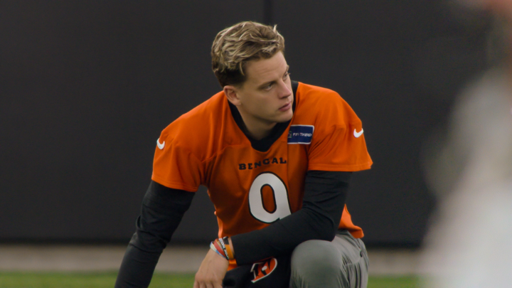 Just one minute of Joe Burrow yapping about boats, iguanas, lizards, and Australia with Tee Higgins and Ja'Marr Chase. Thank us later. Quarterback Season 2 is now playing!
