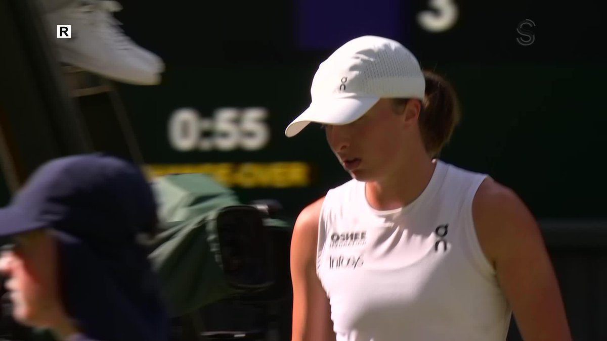 Iga Swiatek maça 3-0'la girdi 💪 #Wimbledon