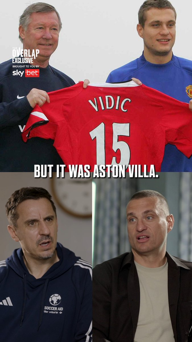 "Fergie called me once, I said yes, and the deal was done!" 🤝 One call from Sir Alex and Vidić’s career was set, but it nearly went a different way… 👀