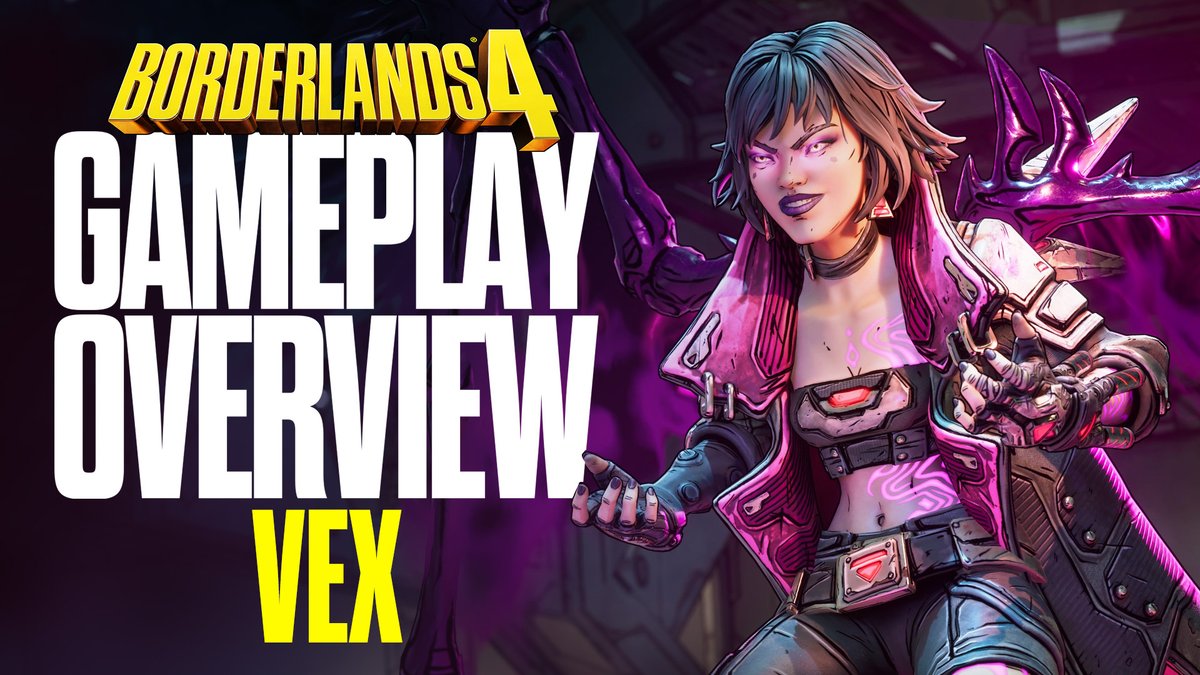 Vex - the Dark Siren. 😈💜 Watch the Official Vex Gameplay Overview now! Pre-Order Borderlands 4: