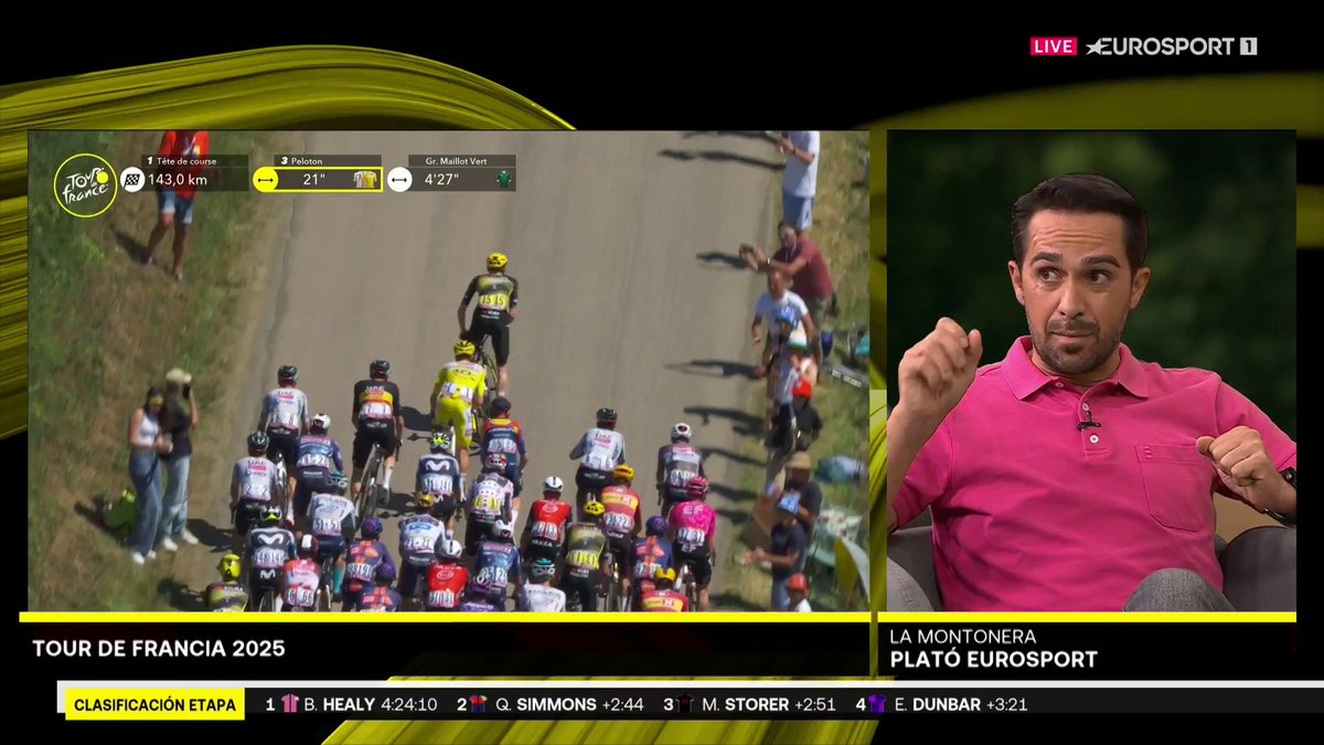 🐝 El intento del Visma de forzar a Pogacar a mantener el liderato: Alberto Contador lo desgrana en La Montonera. #TDF2025