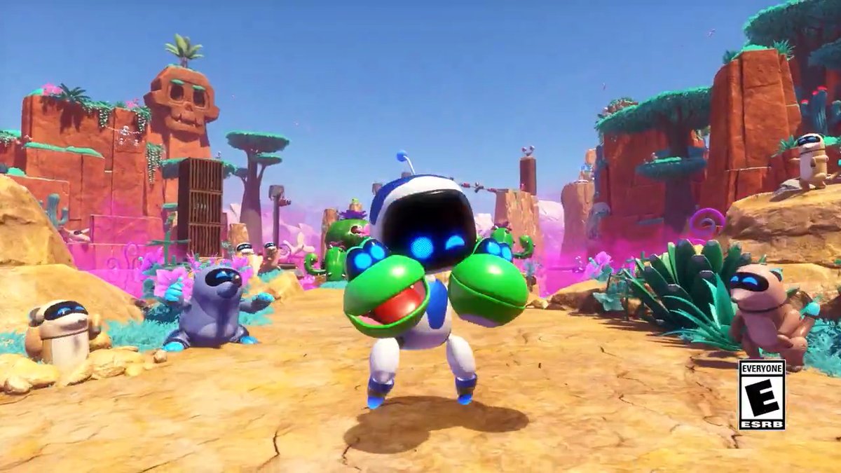 Jump into 5 new Astro Bot levels today! Set a course for the Vicious Void Galaxy: