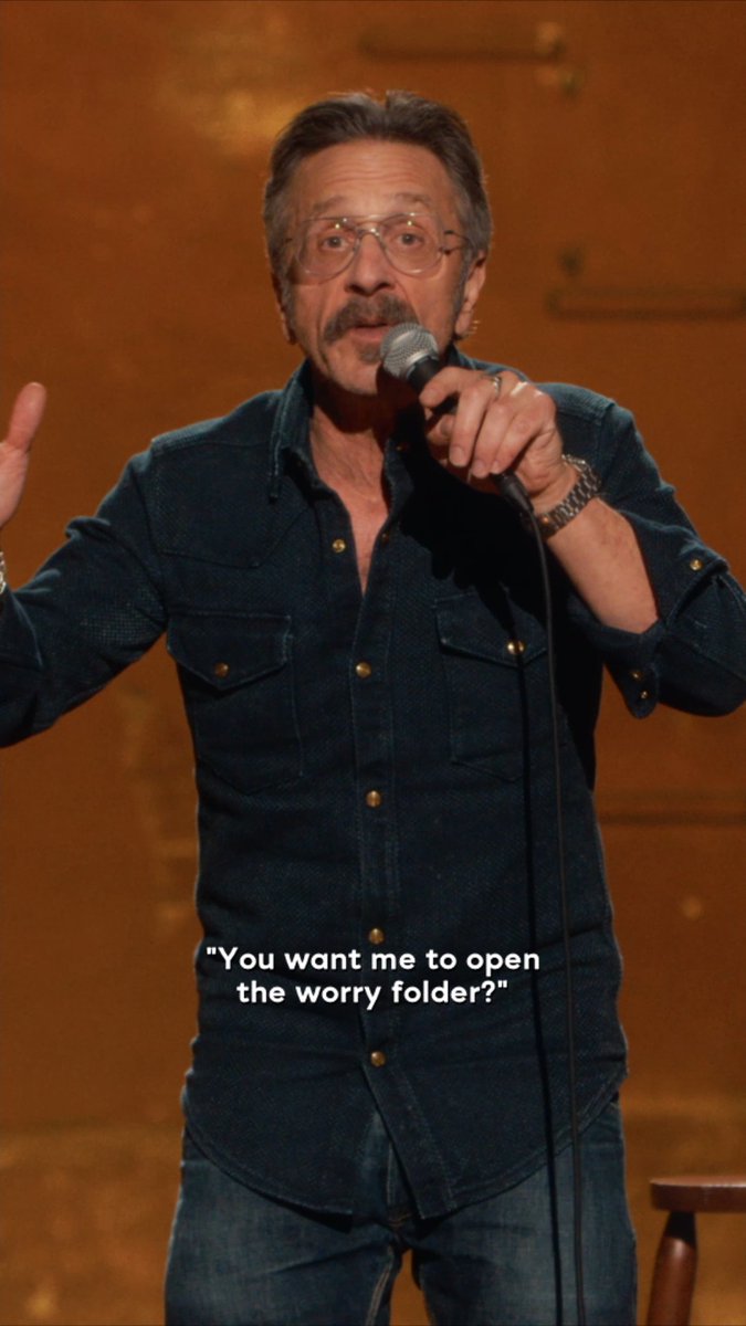 He’s mining for gold in a river of panic. #MarcMaron: #Panicked is streaming August 1 on HBO Max.