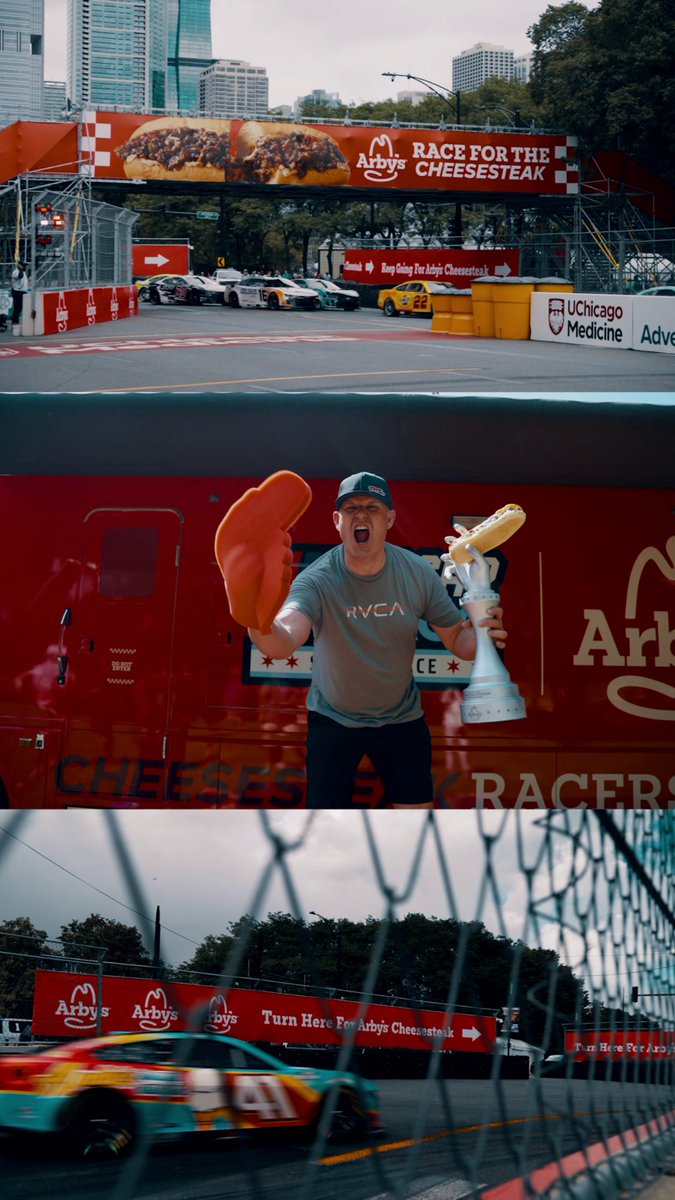 The meats hit the streets NASCAR Chicago Street Race