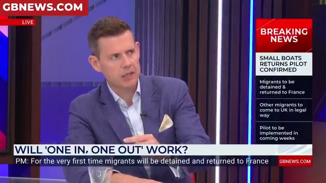 'Keir Starmer is gaslighting the country. We don't want one in, one out, shake it all about!' Matt Goodwin slams the UK-France returns deal, calling the illegal immigration crisis 'humiliating for Britain,' and arguing the UK should be fully in control of its own borders.