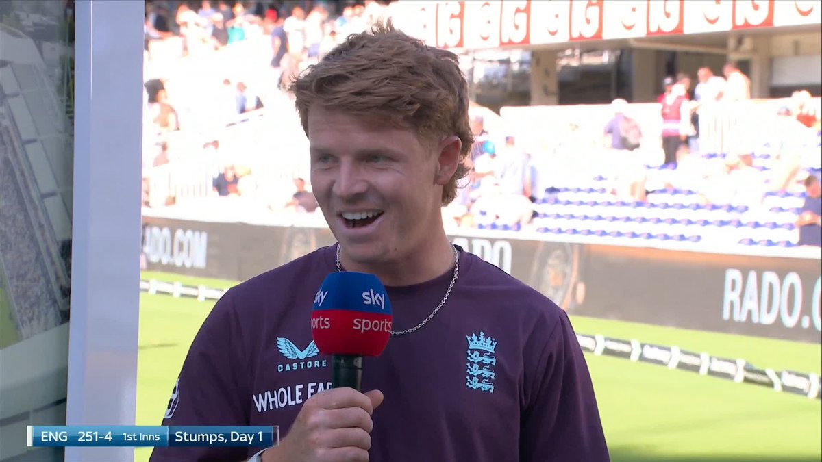 🗣️ "I knew the risk" Ollie Pope reflects on a slow day one of the third Test 💭