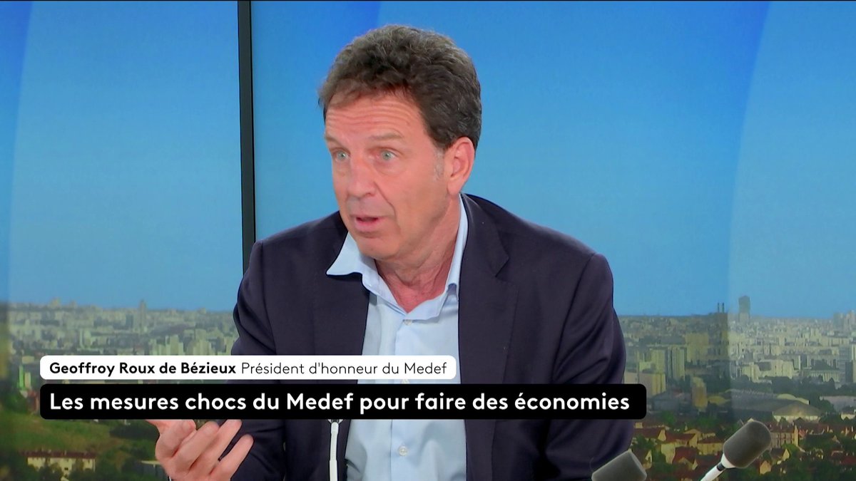 🔴 DIRECT - 🗣 "On ne peut se payer collectivement des soins gratuits", estime Geoffroy Roux de Bézieux, président d'honneur du Medef. #autrementdit #canal16