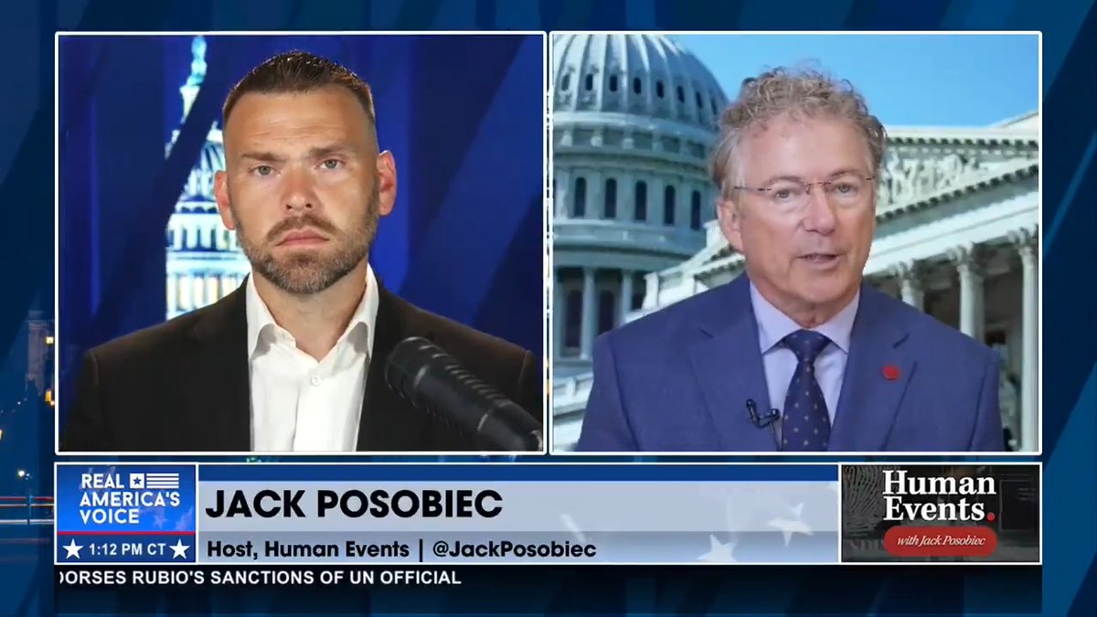 CUT SPENDING THE SMART WAY “This isn’t the last big, beautiful bill… there’s going to be a big, beautiful omnibus at the end of September.” Sen. Rand Paul lays out a clear path for spending cuts, smarter budgeting, and how citizens can apply pressure to stop runaway debt. Jack Poso 🇺🇸