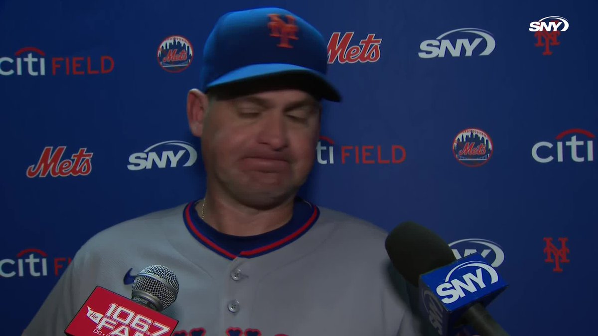 "You're already in the 8th inning, 90 pitches. He did his part. We can sit here and talk about it all we want - at the end of the day, we didn't execute offensively." - Carlos Mendoza on David Peterson exiting the game