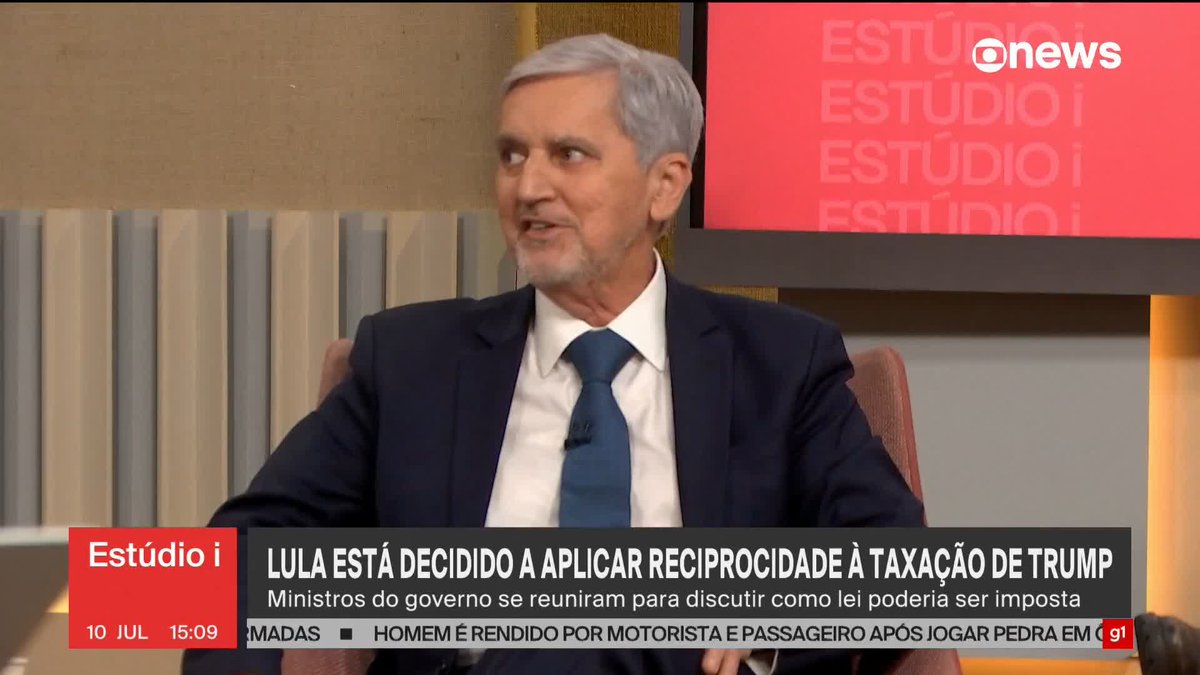 Valdo: Lula está decidido a aplicar reciprocidade e não pensa em ligar para Trump, diz Planalto. Boa Lula, só escuta a Canja e o Sidônio. Alguém sabe se Trump quer falar com Lula??
