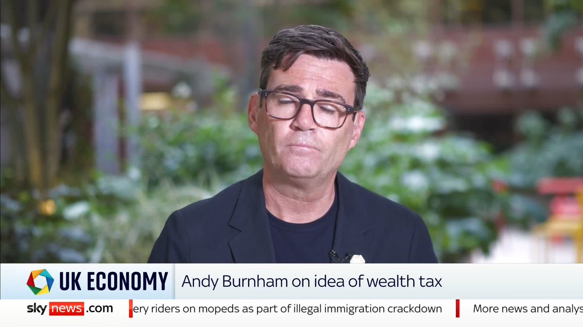 As Oasis take to the road, Sophy Ridge asks, "are there any other guys from Manchester plotting a comeback... to Westminster?" For Greater Manchester Mayor Andy Burnham , Manchester 'right now' is where he wants to be. 📱