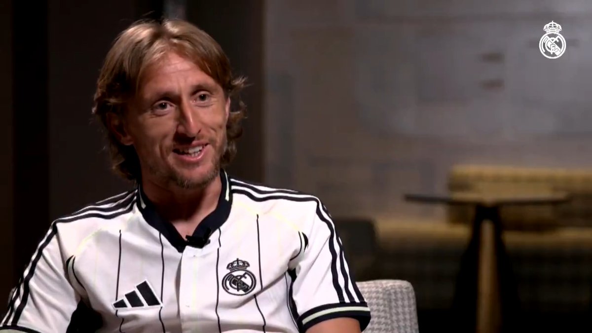 🎙️🤍 @LukaModric10: "Voy a ser siempre madridista".