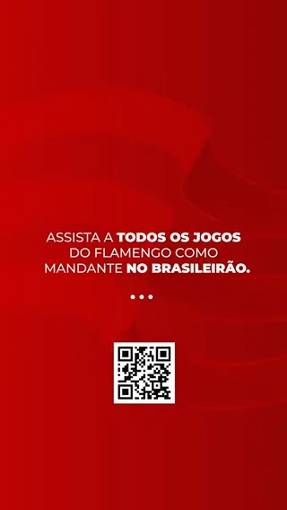 Para acompanhar todos os jogos em casa do Mengão no Brasileirão, fora do Brasil, é só na #FlamengoTV! ❤️🖤 Pra cima deles, Flamengo! 🔗