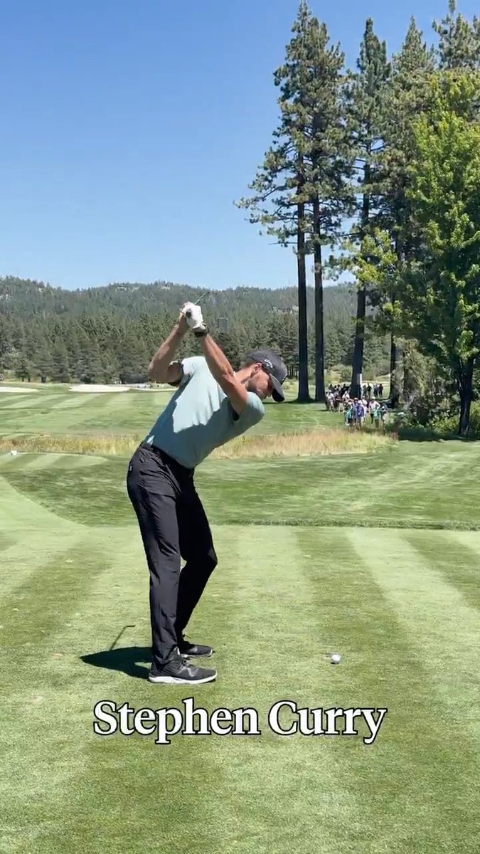 Swings from the American Century Championship. 🔥 Which celeb swing is your favorite?