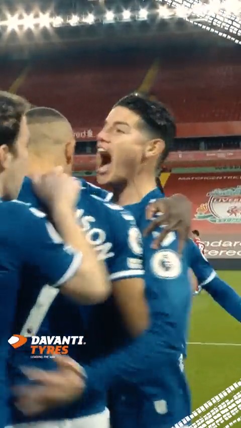 Assist: James Rodríguez Goal: Richarlison Ground: Anfield