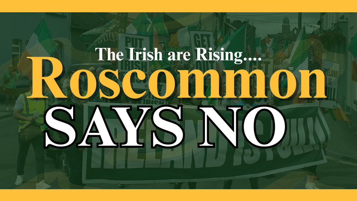 The Irish Race is Rising! We Will Not be Replaced! Recap from Roscommon Protest!