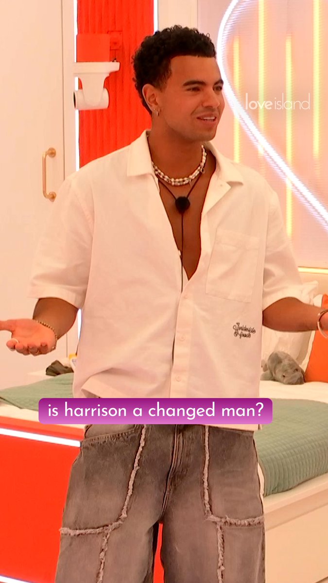 Harrison’s not chasing Harry’s player status 😅 #LoveIsland