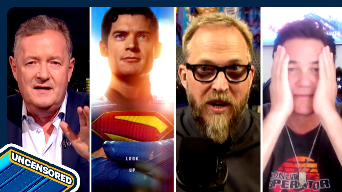 "Every man in this movie is WEAK!" Has James Gunn turned Superman woke? Piers Morgan assembles a super-panel for their take on the new movie - just dropped! 👇 📺 Piers Morgan | Dean Cain | Nerdrotic | Chris Gore