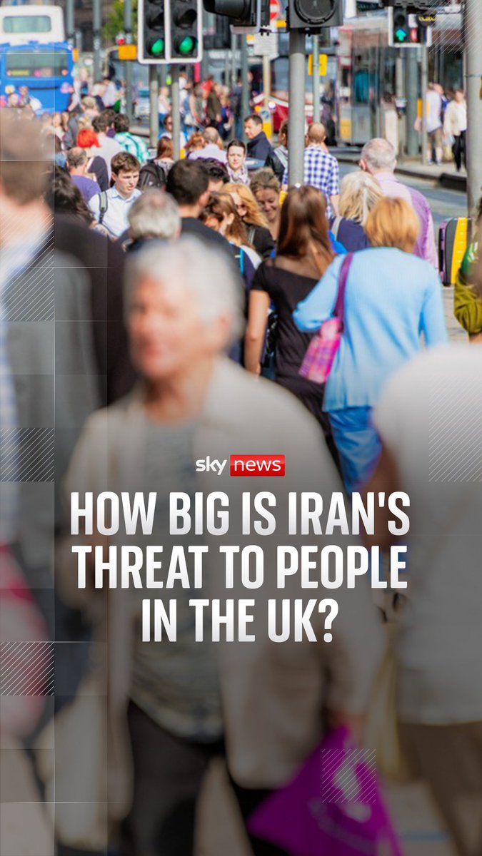 The threat of physical attacks by Iran on people living in the UK has increased 'significantly' since 2022, according to a new report by parliament's intelligence watchdog. Jason Farrell reports ⬇️