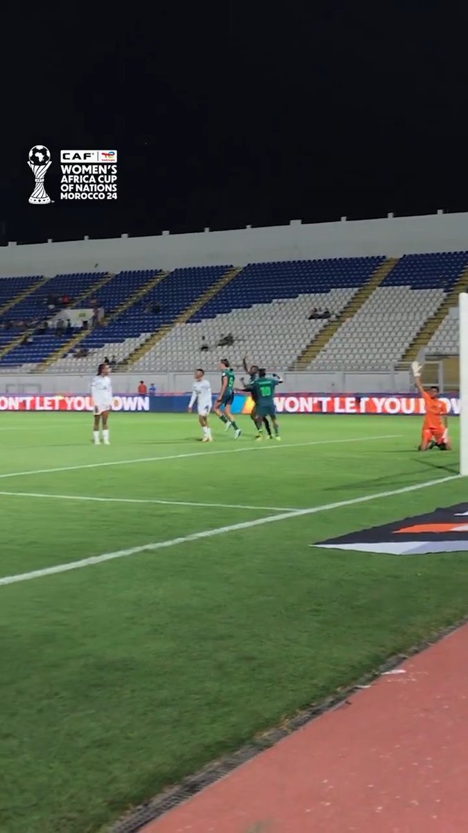 All three points secured. ☑️ Ihezuo Chinwendu with the winning touch. 🇳🇬🤩 #TotalEnergiesWAFCON2024