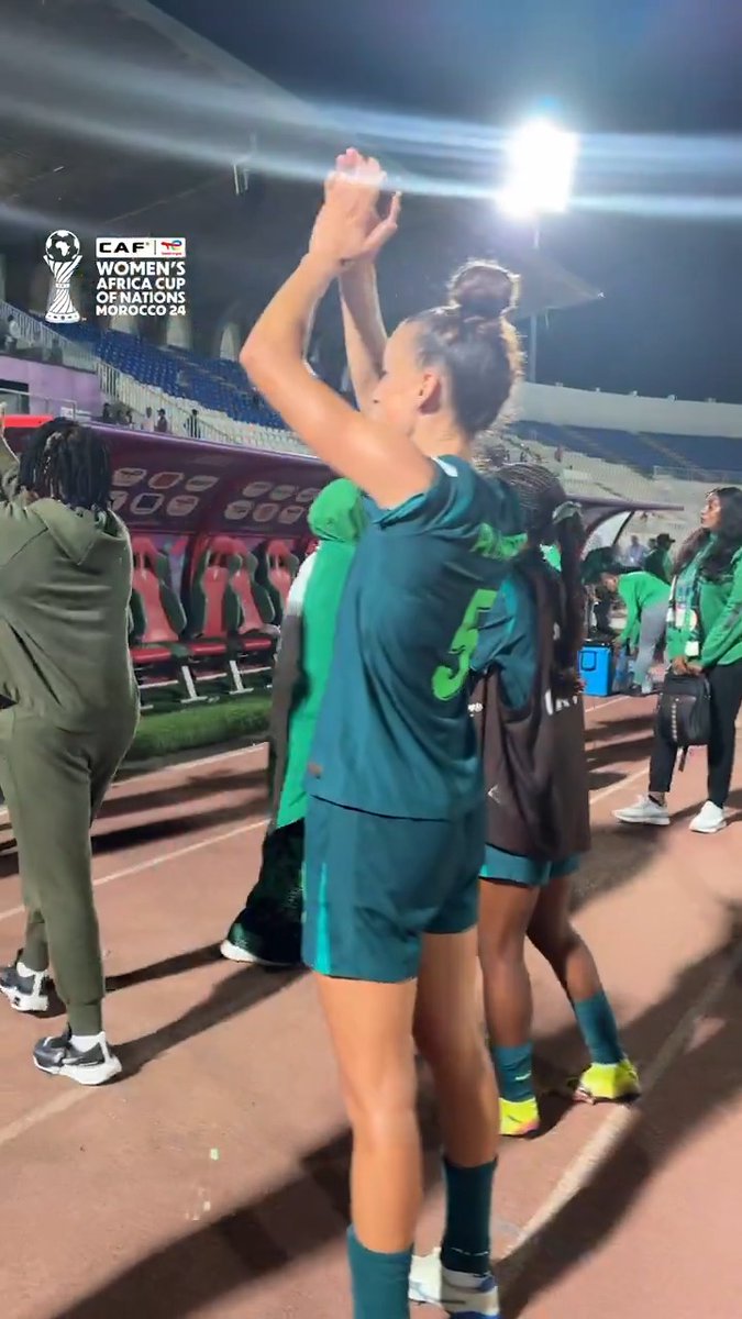 Quarter-finalists! 🥳 Joy hits different when you’re through. 🇳🇬 #TotalEnergiesWAFCON2024
