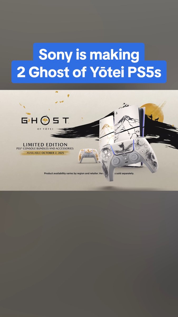 The Ghost of Yotei PS5's are inspired by the Japanese art of kintsugi! Which version would you pick up?