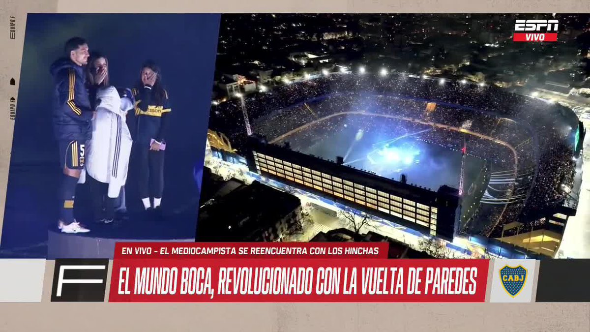 🗣️Leandro #Paredes "Muchas gracias a todos, estoy feliz de estar acá, siempre soñé con esto, no pensé que iba a ser así, estoy más que agradecido, ojalá podamos darles muchas alegrías. AGUANTE #BOCA".