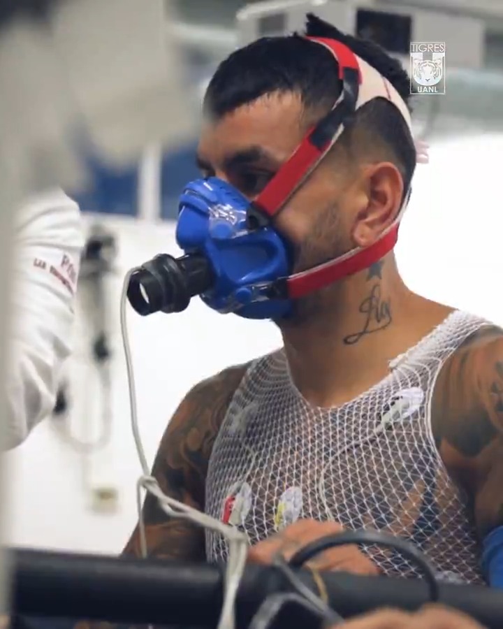 💻📈🔥 Nuestro refuerzo, Ángel Correa, realizó pruebas físicas y evaluaciones médicas en las instalaciones de la UANL. ¡Venga, Angelito! 🐯👊🏼