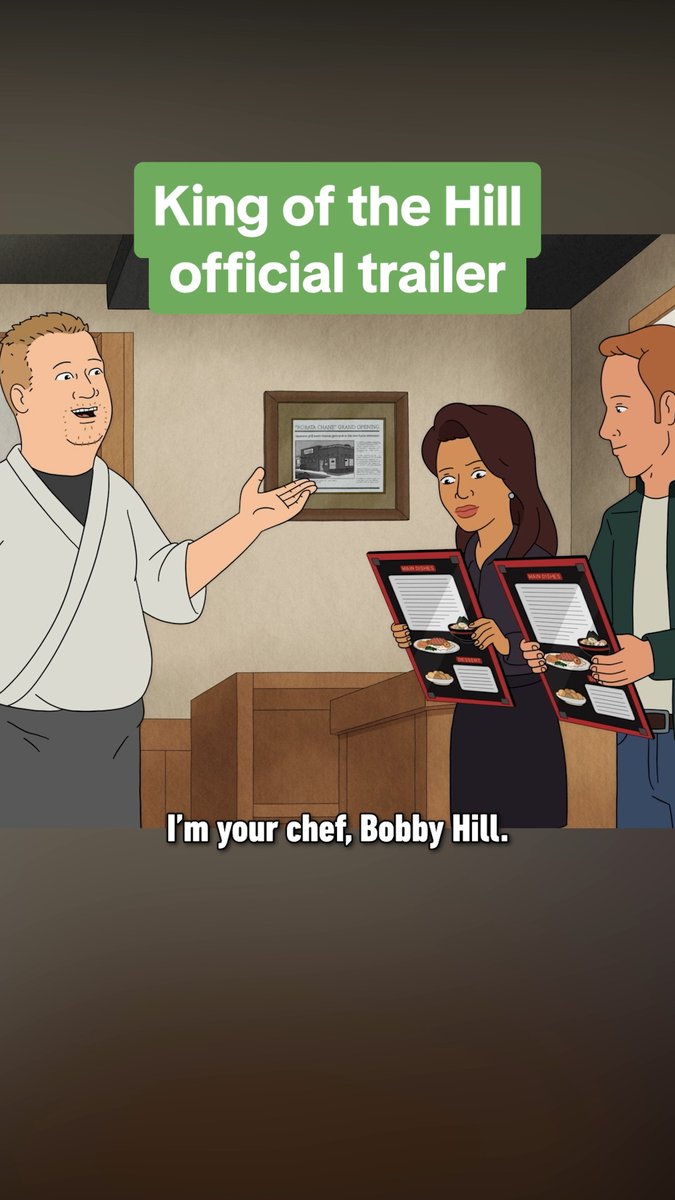 Hank is retired, Bobby is a chef, and Peggy is still a 5. See the new trailer for King of the Hill: