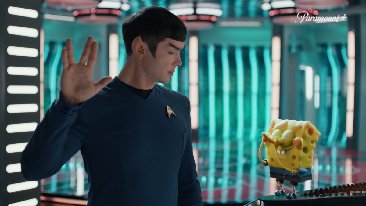 7/17(木)配信開始🌟 「スター・トレック：ストレンジ・ニュー・ワールド」シーズン3 配信に先駆けて、「パトリック・スター・ショー」との特別コラボ映像が到着🧽🫧 スポンジボブ、カーニ、サンディが宇宙船のクルーに仲間入り！？ 壮大でドタバタな宇宙の旅が始まる🚀 配信までお楽しみに！