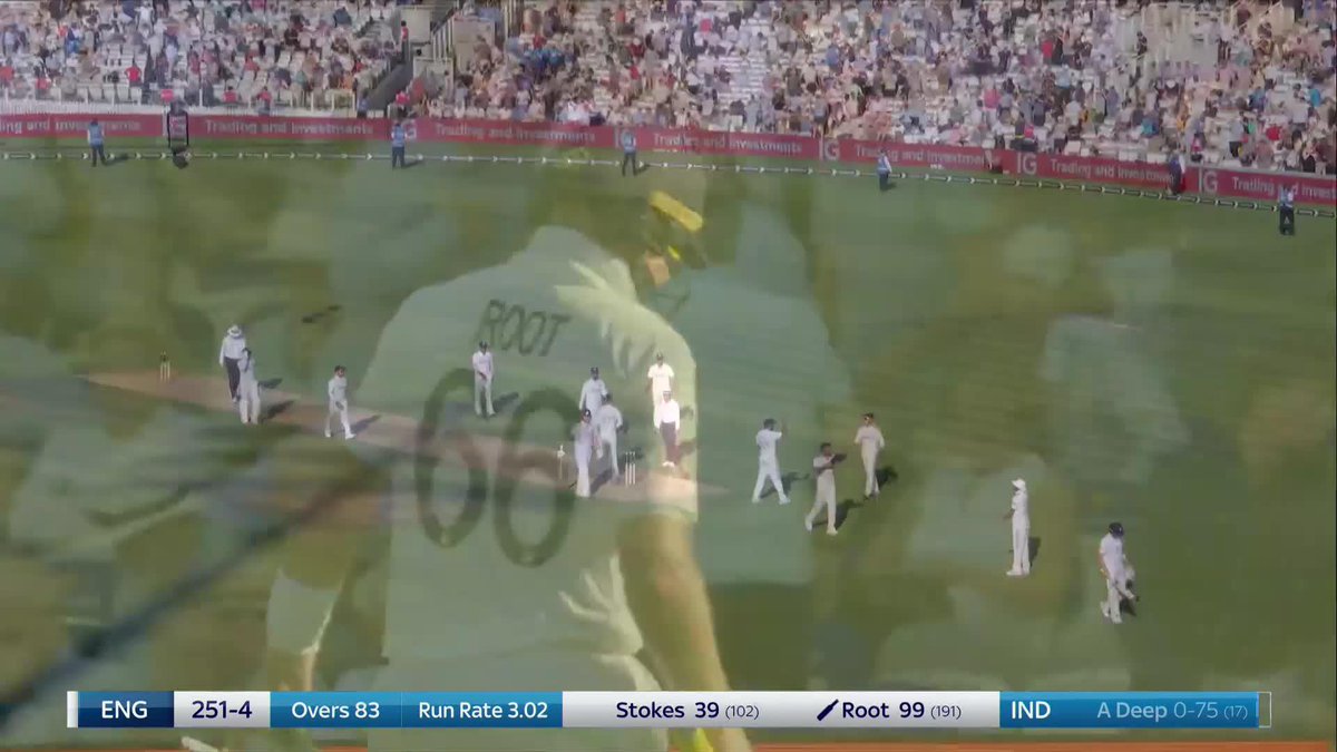 9โฃ9โฃ*โฃ overnight for Root! ๐
A strong battle between bat and ball ๐ Full day one highlights from Lord's ๐
