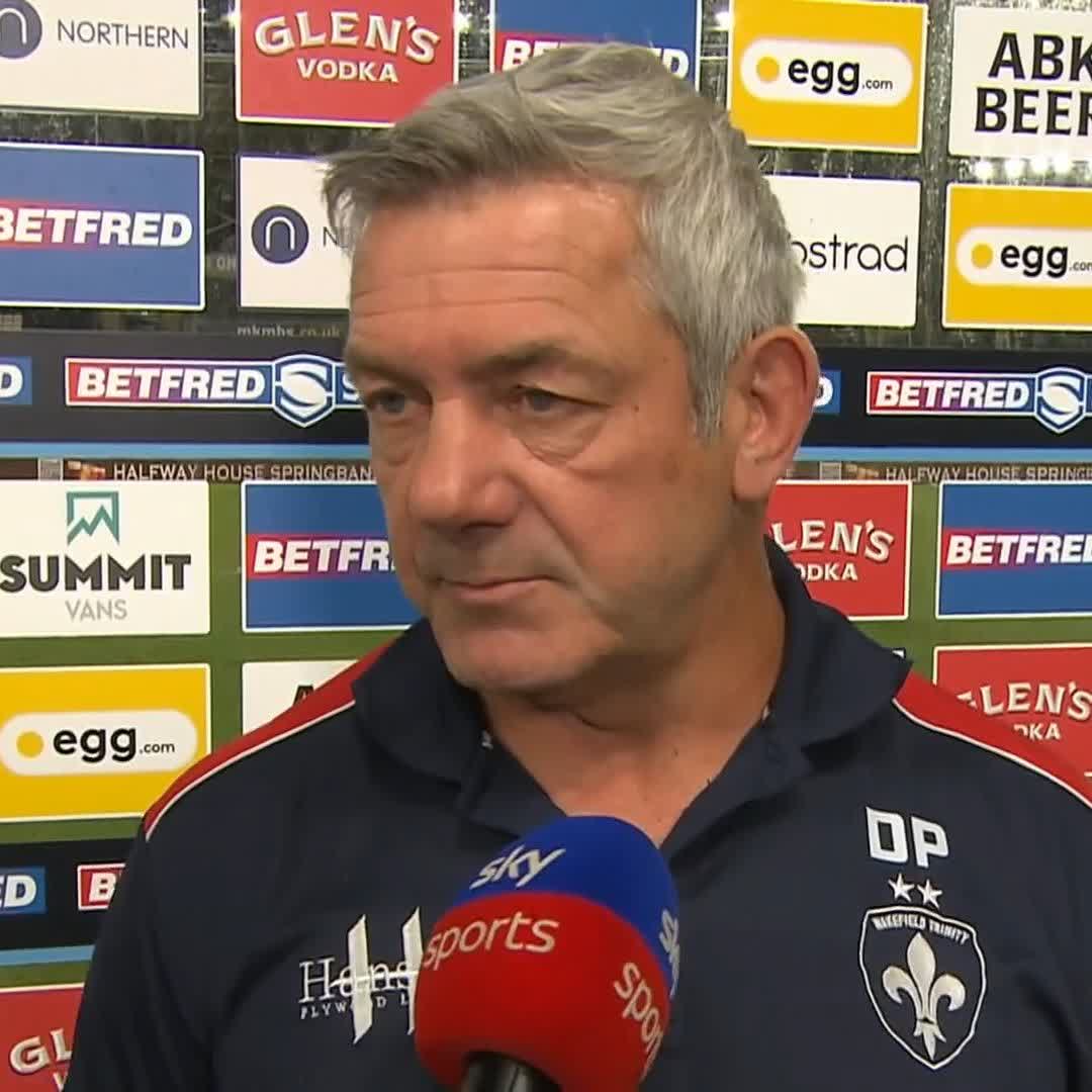 Daryl Powell accusing John Cartwright of influencing the referee.