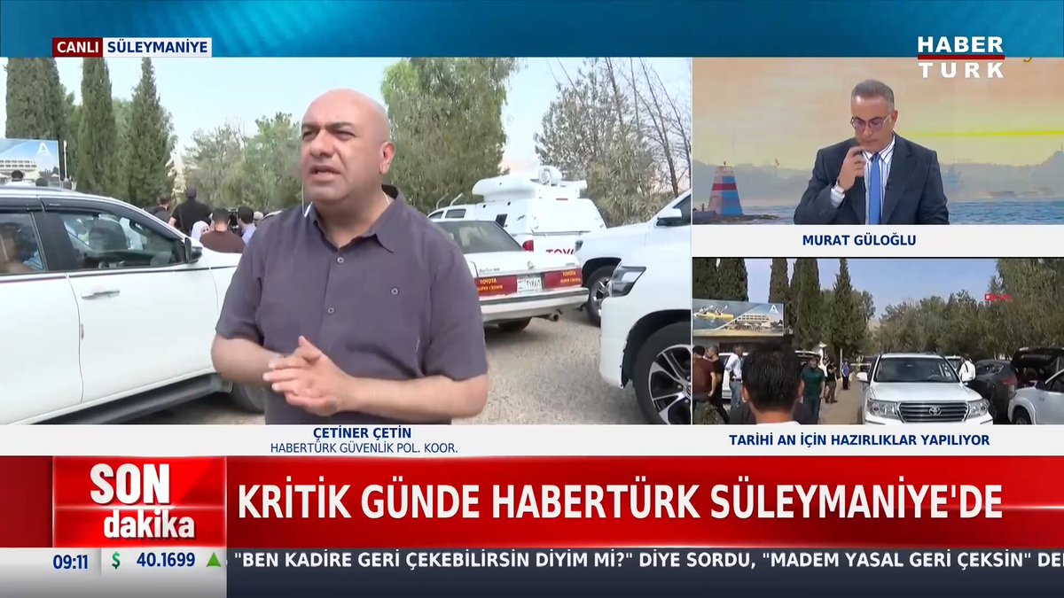#SONDAKİKA - Kritik günde Habertürk ekipleri Süleymaniye'de Habertürk TV Güvenlik Politikaları Koordinatörü Çetiner Çetin Süleymaniye'den aktardı.
