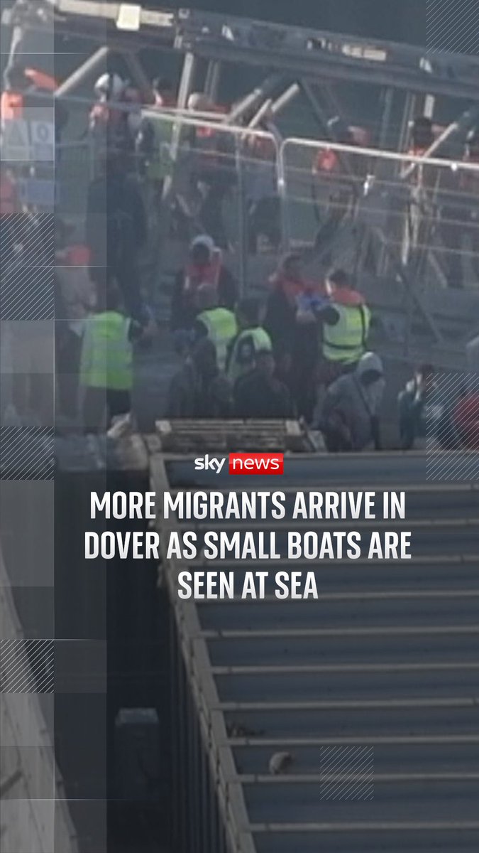The Border Force and the RNLI have been deployed in the Channel this morning as more migrants attempt to cross the water.