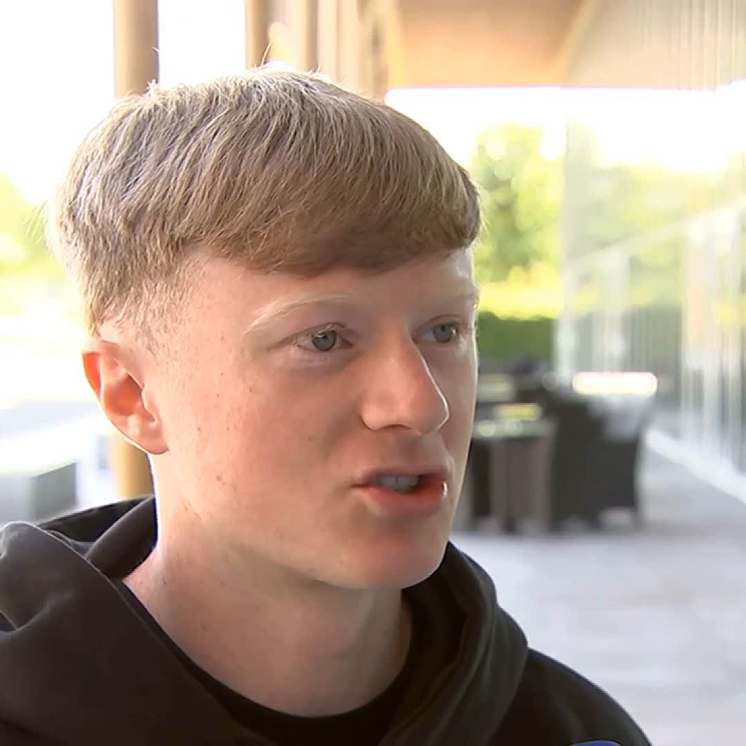 🔵 "I feel like I'm fitting in fine and don't feel out of place... " Lyall Cameron wouldn't change his decision to join Rangers "for the world" as he gets used to training with his new teammates ⤵️