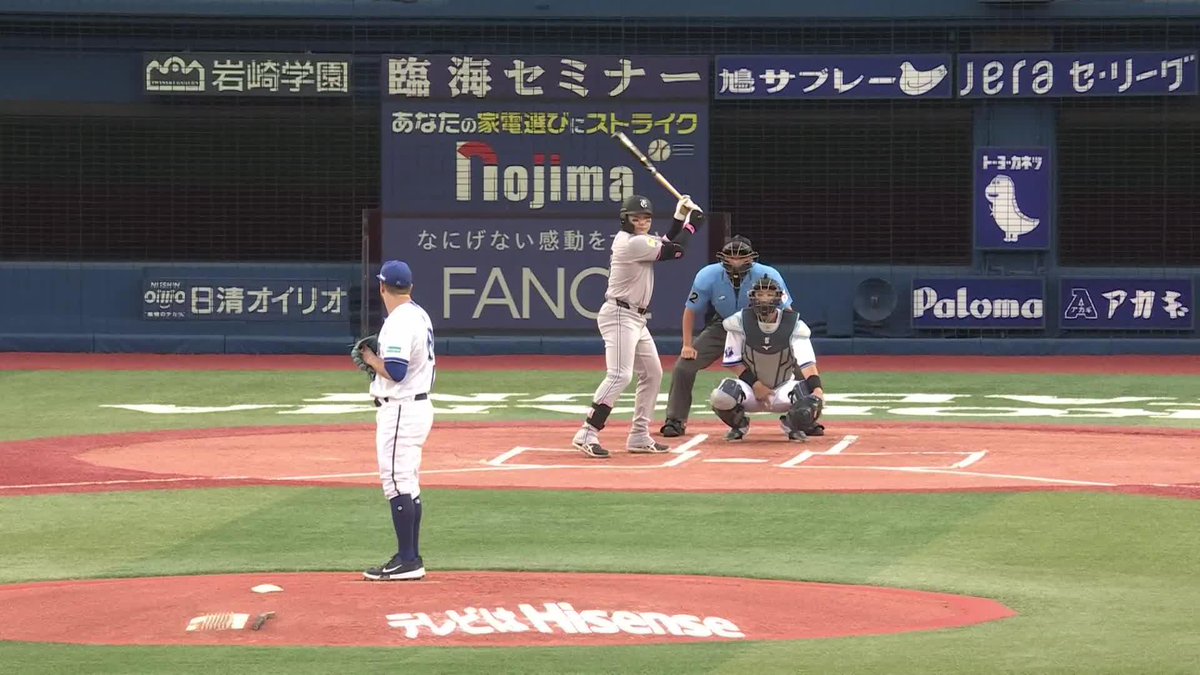 初回をわずか8球で抑え素晴らしい立ち上がりを見せた #ケイ 選手😆👍 1回表 DB 0 - 0 G #横浜奪首 #baystars
